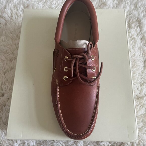 Timberland x Aime Leon Dore Handsewn Boat Shoes Brown Size 13 New with Box main image 5